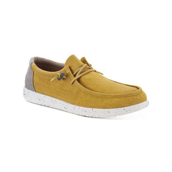 SUN STONE Other - SUN STONE Mens Yellow Padded Brian Round Toe Lace-Up Sneakers Shoes 8 M